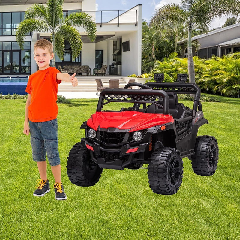 Load image into Gallery viewer, Electric Ride-On Truck for Kids with Seat Belt and Remote Control - 12V US Model
