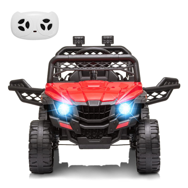 Load image into Gallery viewer, Electric Ride-On Truck for Kids with Seat Belt and Remote Control - 12V US Model
