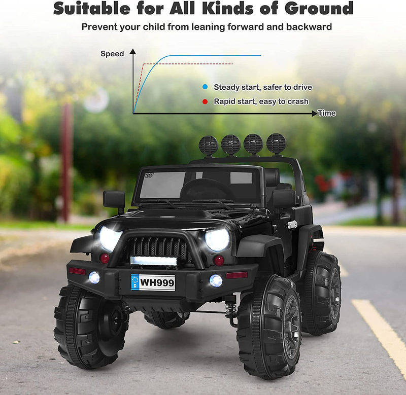 Load image into Gallery viewer, Electric Ride-On Truck for Kids with Spring Suspension and 12V Battery Power
