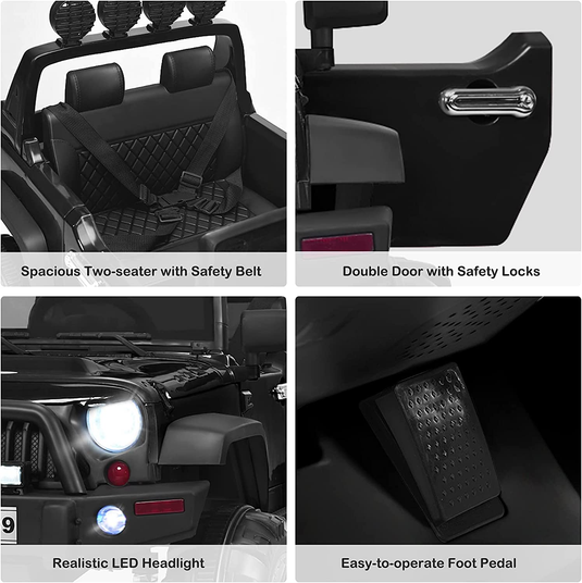 Electric Ride-On Truck for Kids with Spring Suspension and 12V Battery Power