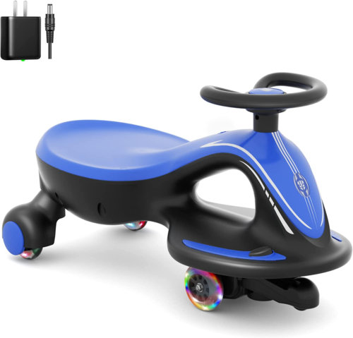 Electric Ride-On Wiggle Car for Toddlers Ages 3 and Up