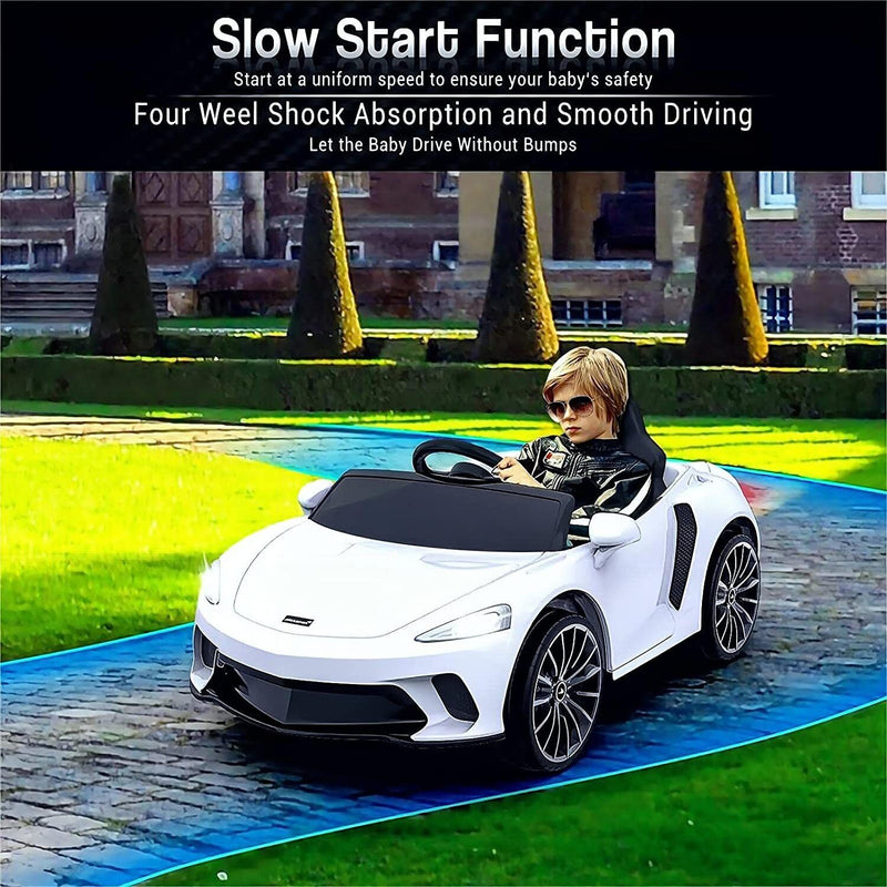 Load image into Gallery viewer, Electric Sports Car Ride-On Toy with LED Lights and MP3 Player - 12V, 1 Seat, Hydraulic Doors - Perfect Gift for Kids
