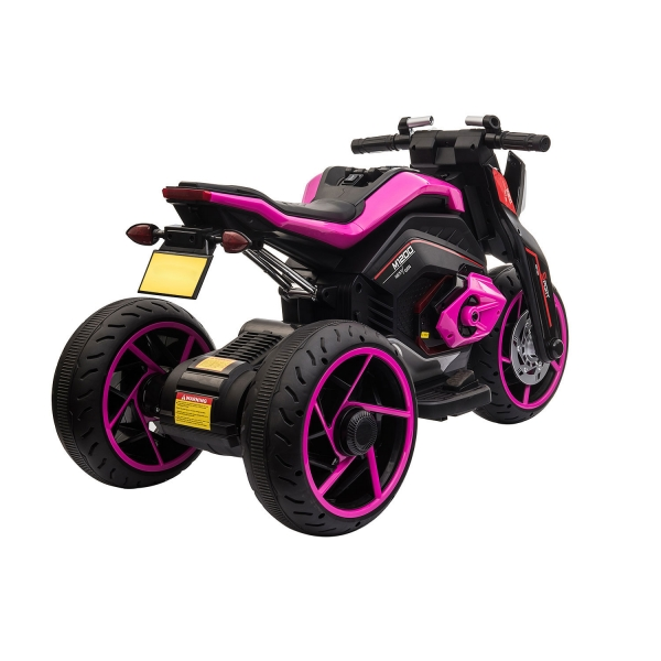 Load image into Gallery viewer, Electric Three-Wheeled Motorcycle for Kids Ages 3-8 with Horn and LED Lights
