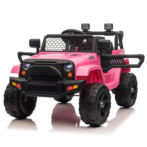 Load image into Gallery viewer, Electric Toy Jeep for Kids with LED Lights, MP3 Player, and Remote Control - Perfect Gift for Young Drivers!

