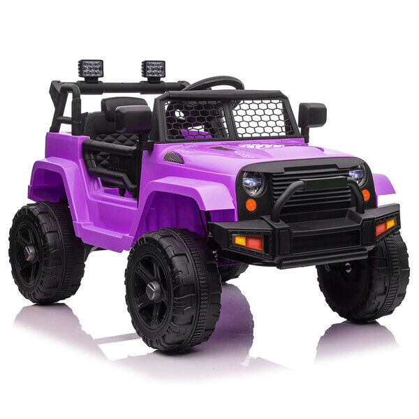 Load image into Gallery viewer, Electric Toy Jeep for Kids with LED Lights, MP3 Player, and Remote Control - Perfect Gift for Young Drivers!
