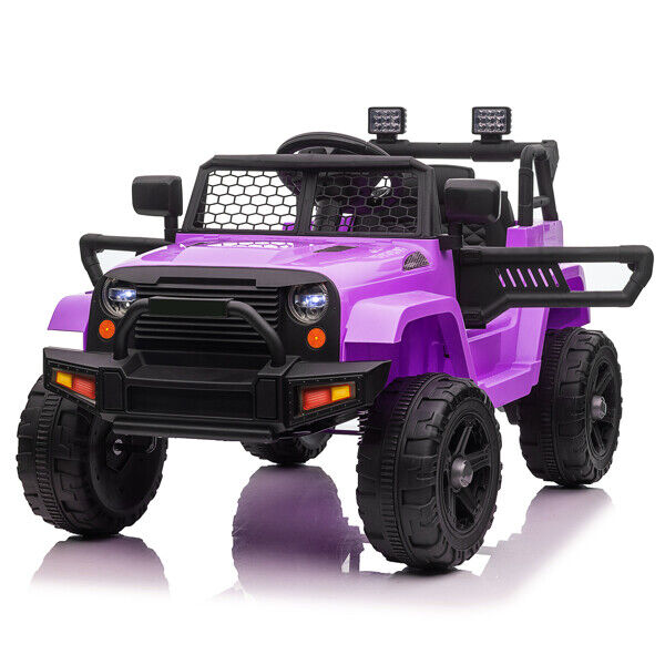 Load image into Gallery viewer, Electric Toy Jeep for Kids with LED Lights, MP3 Player, and Remote Control - Perfect Gift for Young Drivers!
