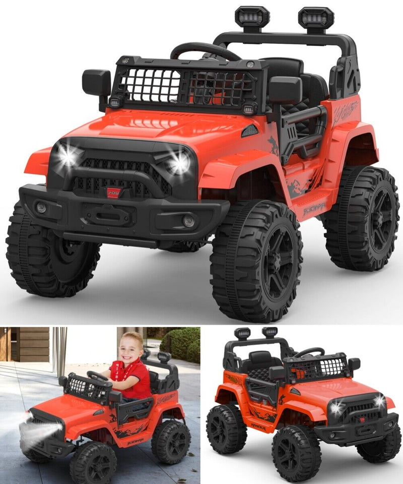 Load image into Gallery viewer, Electric Toy Truck for Kids with Bluetooth and Remote Control - 12V Ride On Car
