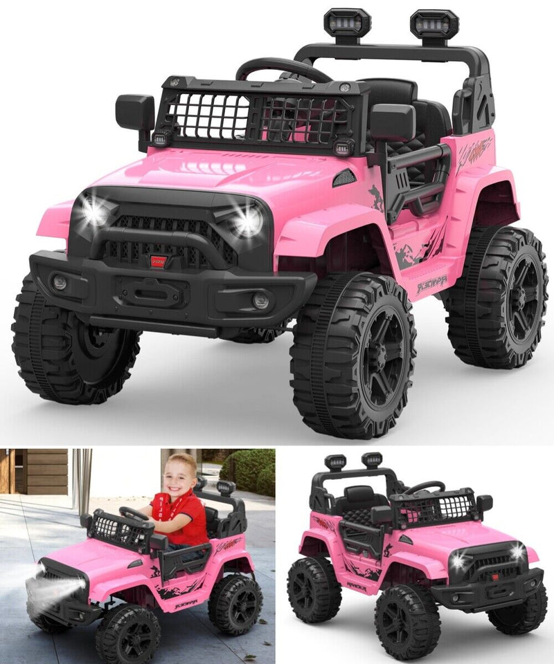 Load image into Gallery viewer, Electric Toy Truck for Kids with Bluetooth and Remote Control - 12V Ride On Car
