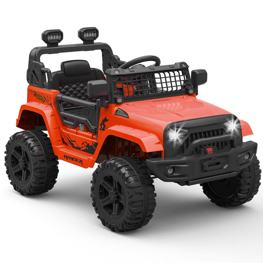 Electric Toy Truck for Kids with Bluetooth and Remote Control - 12V Ride On Car