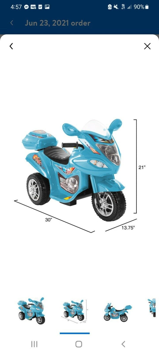 Electric Trike Motorcycle for Toddlers - Fun Ride-On Toy Tricycle