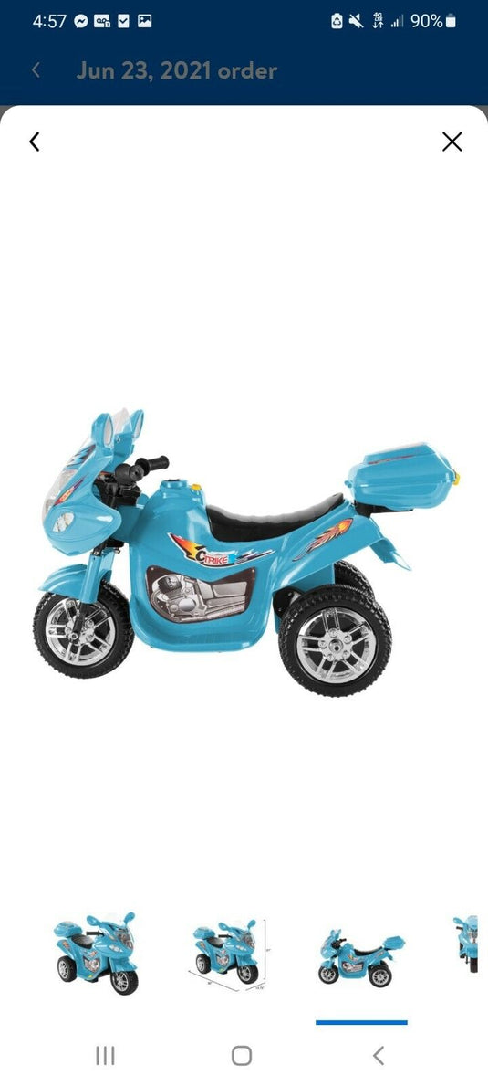 Electric Trike Motorcycle for Toddlers - Fun Ride-On Toy Tricycle