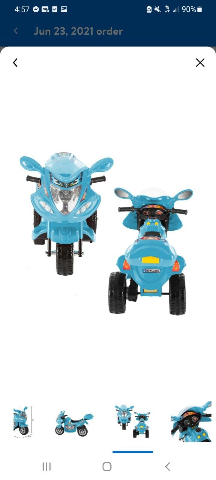 Load image into Gallery viewer, Electric Trike Motorcycle for Toddlers - Fun Ride-On Toy Tricycle
