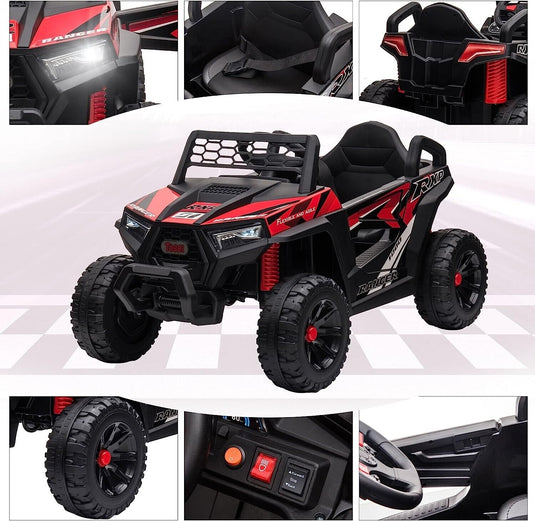 Electric UTV Truck Ride-On Car for Kids - Off-Road Adventure with Double Doors