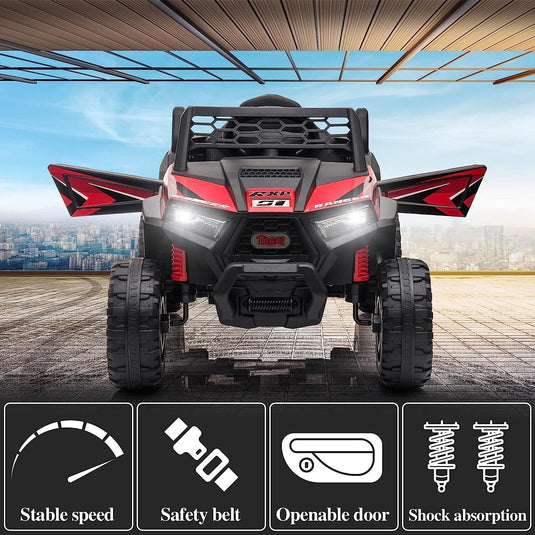 Electric UTV Truck Ride-On Car for Kids - Off-Road Adventure with Double Doors