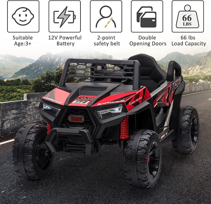 Load image into Gallery viewer, Electric UTV Truck Ride-On Car for Kids - Off-Road Adventure with Double Doors
