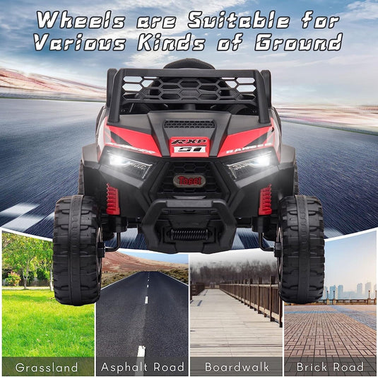 Electric UTV Truck Ride-On Car for Kids - Off-Road Adventure with Double Doors