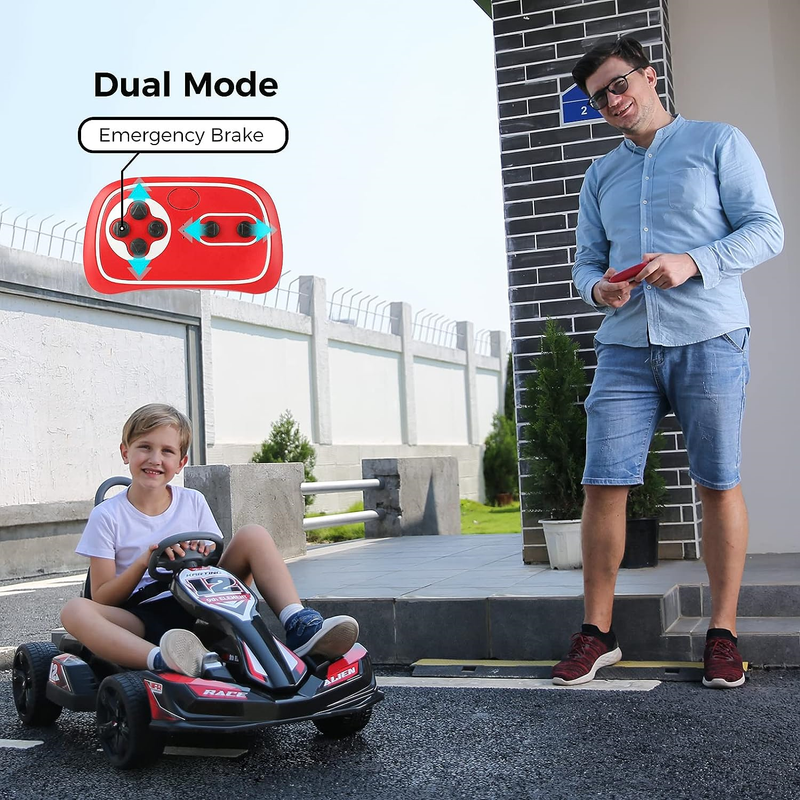Load image into Gallery viewer, ELEMARA 12V 2WD Electric Go Kart for Kids - Battery Powered Ride On Car with Parental Remote Control
