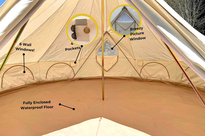Load image into Gallery viewer, 16&#39; (5M) Zephyr™ Tent Cabin
