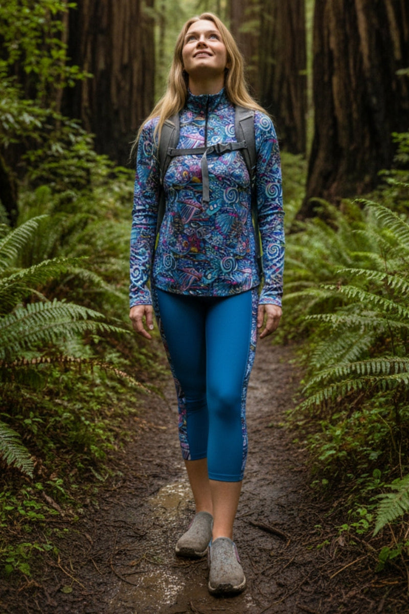 Load image into Gallery viewer, Enchanted Grayling 1/4 Zip Sunshirt
