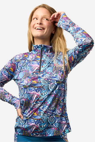 Enchanted Grayling 1/4 Zip Sunshirt