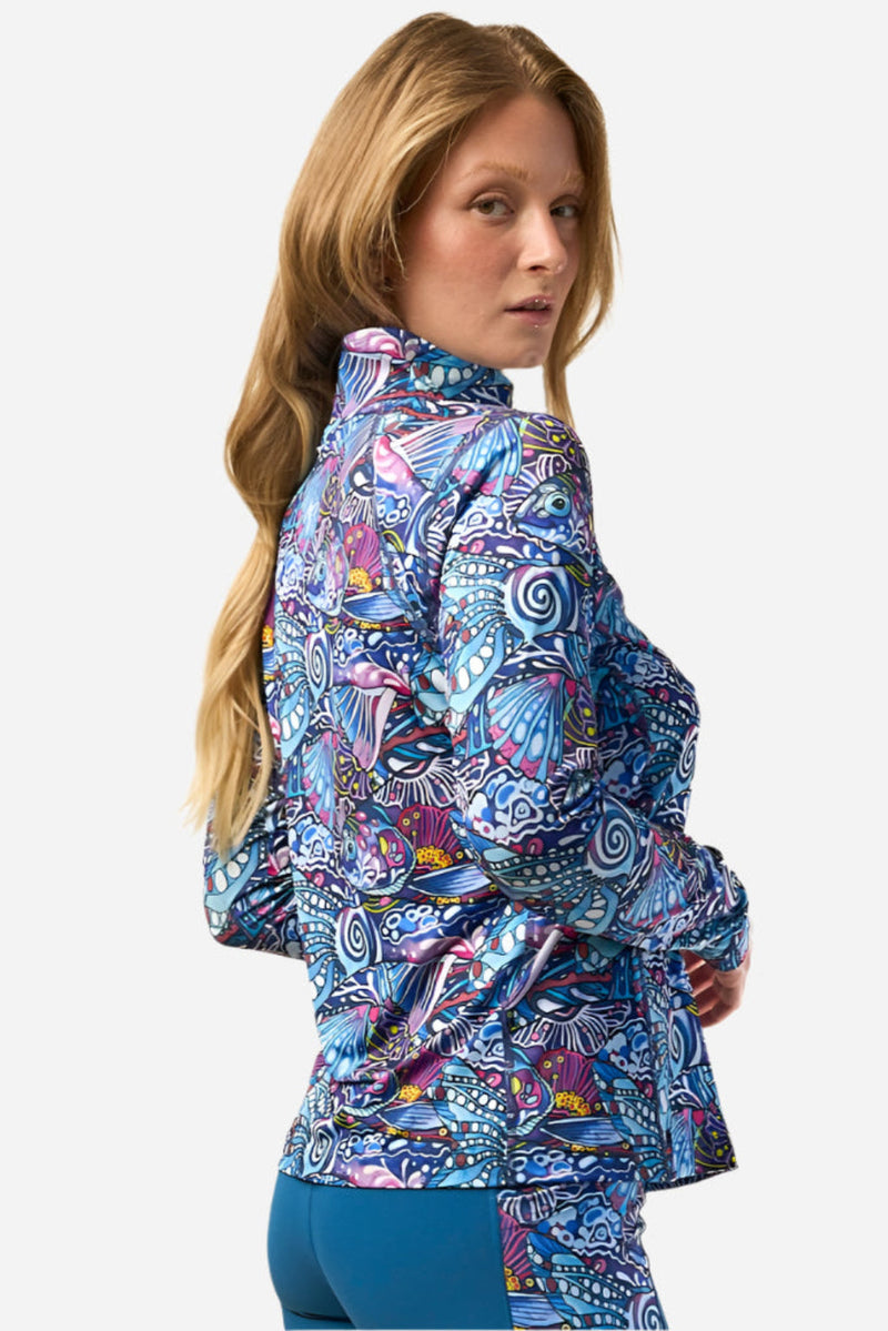 Load image into Gallery viewer, Enchanted Grayling 1/4 Zip Sunshirt
