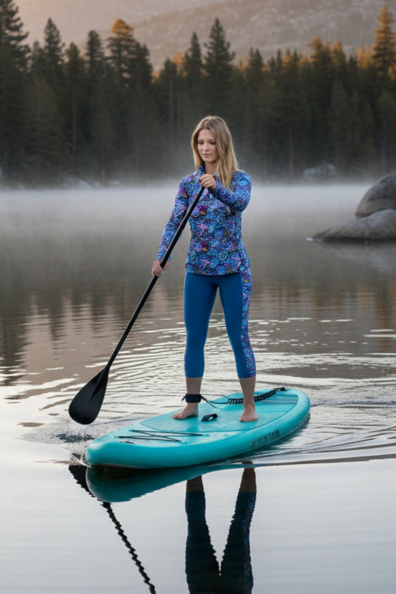 Load image into Gallery viewer, Enchanted Grayling 1/4 Zip Sunshirt
