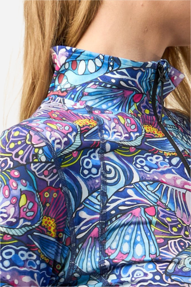 Load image into Gallery viewer, Enchanted Grayling 1/4 Zip Sunshirt
