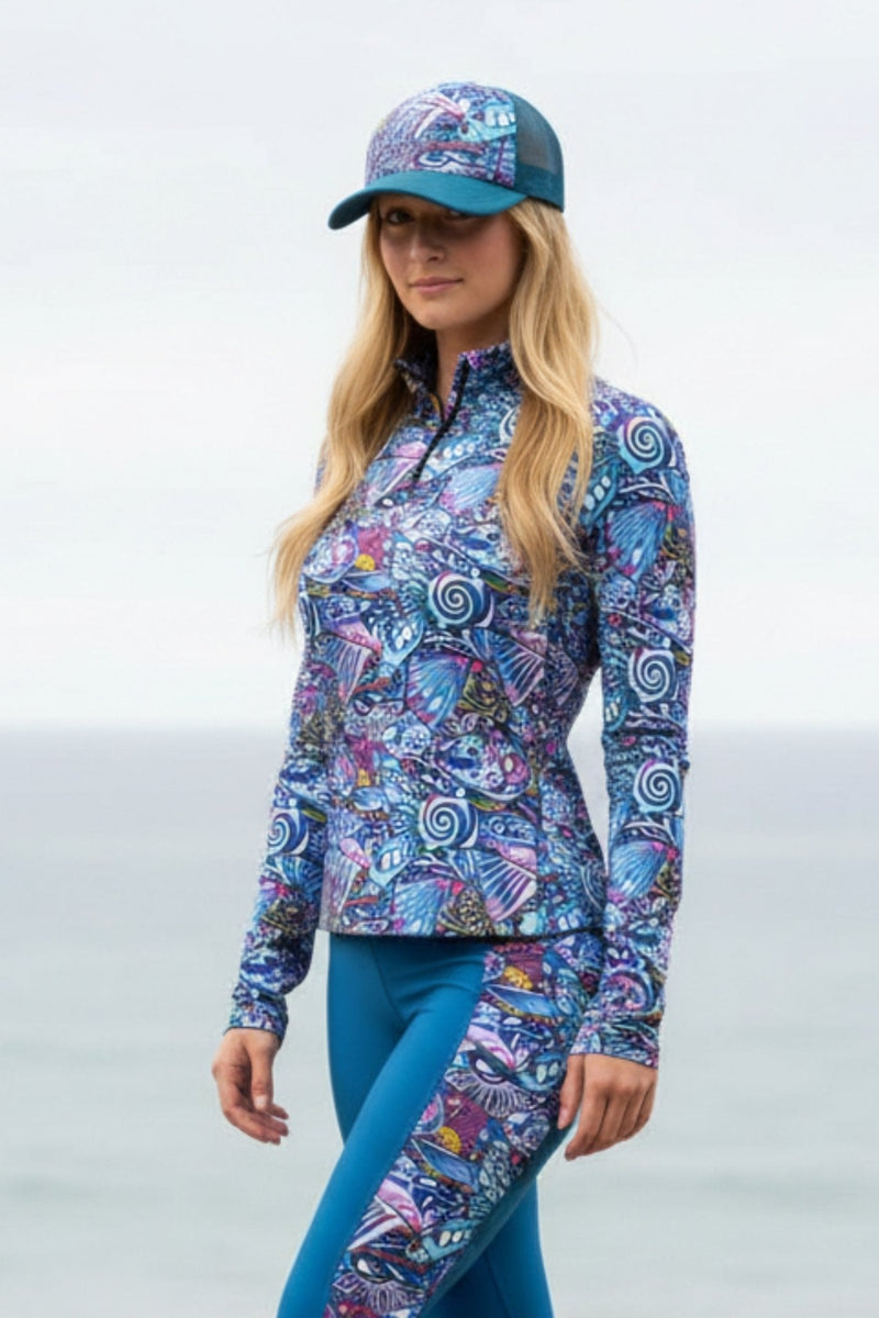 Load image into Gallery viewer, Enchanted Grayling Abstract Trucker Hat

