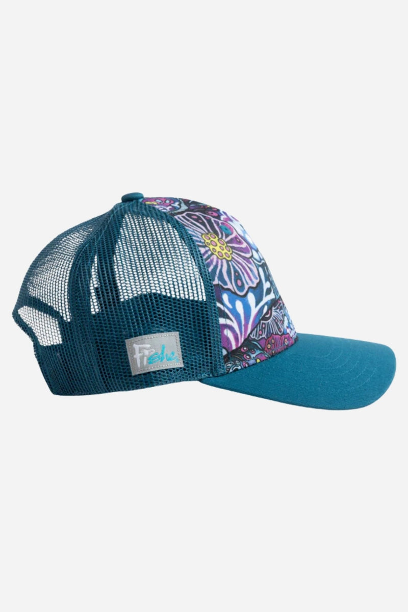 Load image into Gallery viewer, Enchanted Grayling Abstract Trucker Hat
