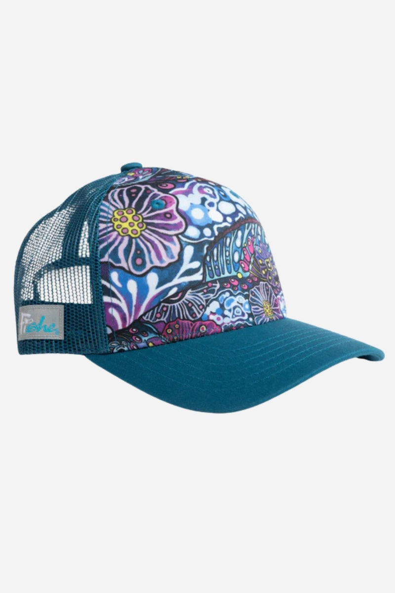 Load image into Gallery viewer, Enchanted Grayling Abstract Trucker Hat
