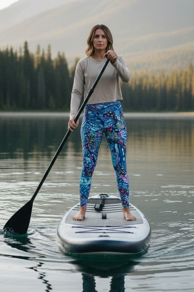 Load image into Gallery viewer, Enchanted Grayling High-Waisted Leggings
