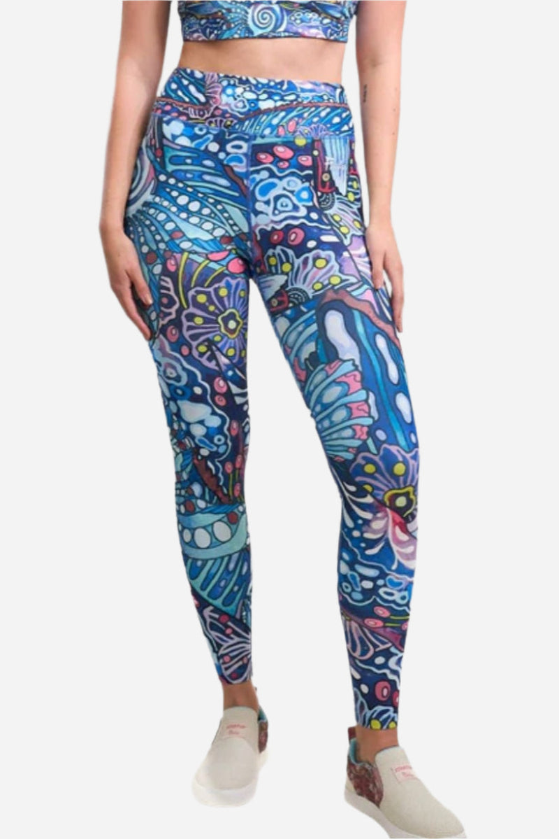 Load image into Gallery viewer, Enchanted Grayling High-Waisted Leggings
