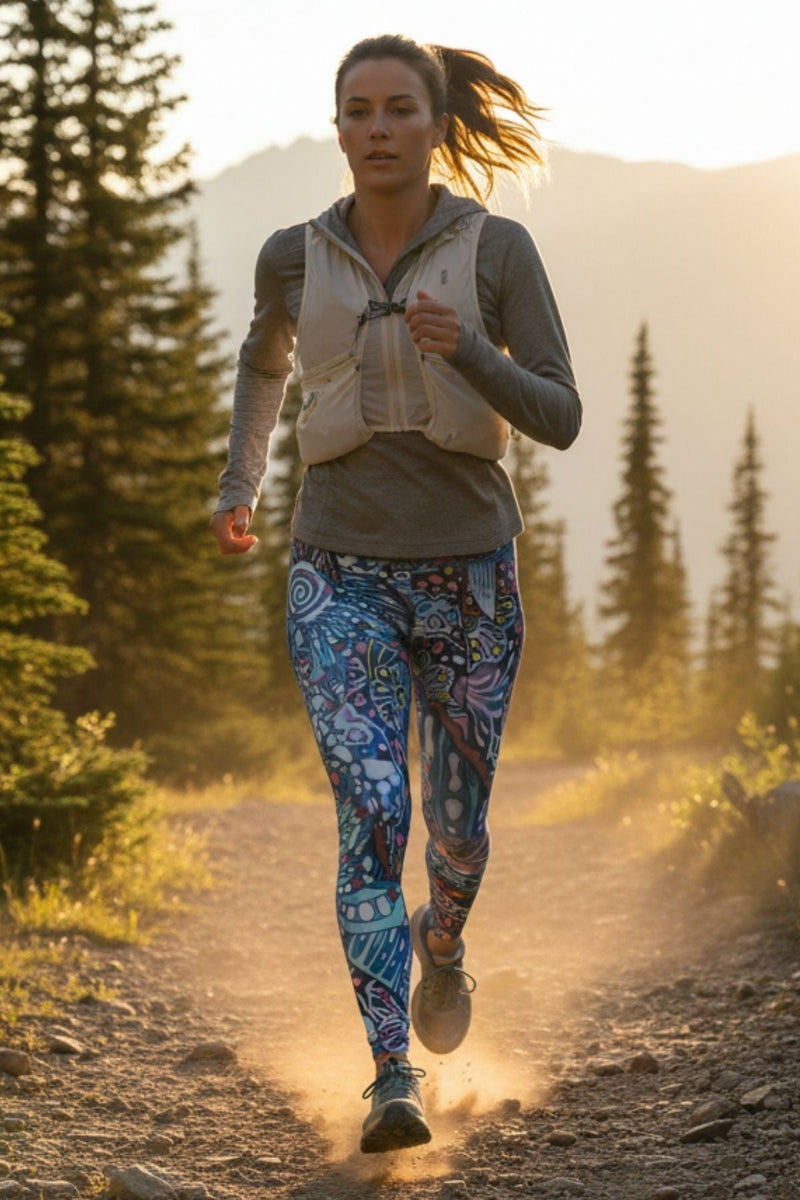 Load image into Gallery viewer, Enchanted Grayling High-Waisted Leggings
