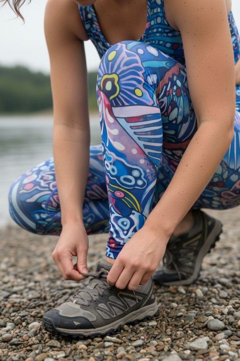 Load image into Gallery viewer, Enchanted Grayling High-Waisted Leggings
