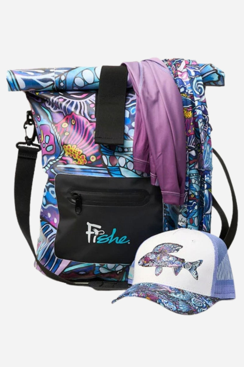 Load image into Gallery viewer, Enchanted Grayling Roll Tote Dry Bag
