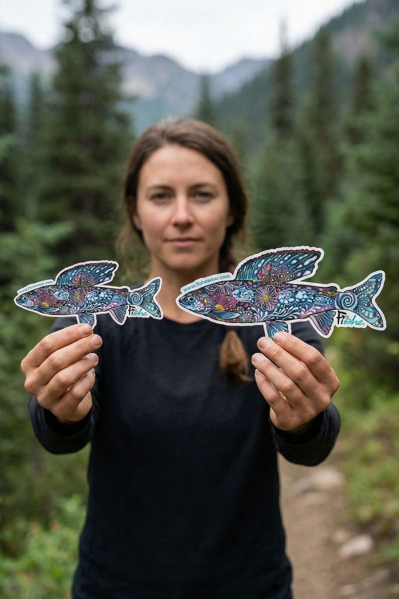 Load image into Gallery viewer, Enchanted Grayling Sticker
