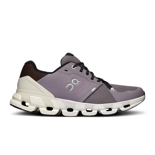 Men's On Cloudflyer 4, Shark/Pearl, 9.5 D Medium