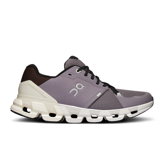Men's On Cloudflyer 4, Shark/Pearl, 8 D Medium