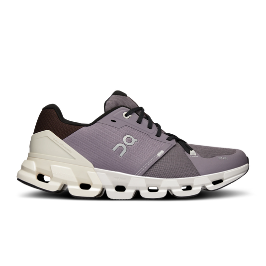 Men's On Cloudflyer 4, Shark/Pearl, 8 D Medium