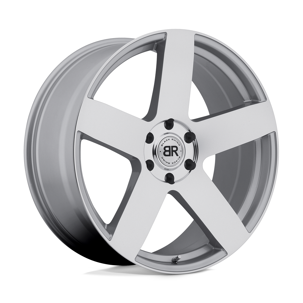 Black Rhino Hard Alloys Everest Silver W/ Mirror Cut Face