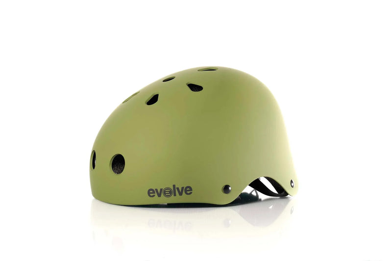 Load image into Gallery viewer, Evolve Skate Helmet - Olive Green

