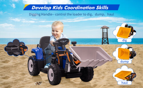 Load image into Gallery viewer, Excavator Digger Truck Ride-On Toy for Kids - Perfect Christmas or Birthday Gift
