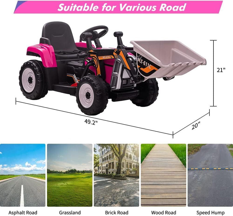 Load image into Gallery viewer, Excavator Ride-On Toy for Kids with Remote Control and 2+1 Gear Shift
