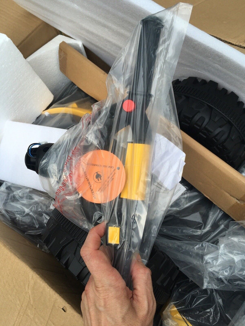 Load image into Gallery viewer, Exciting 12V 4-Wheeler Kids Car with Hot Wheels Music in Yellow and Black - Brand New in Box!
