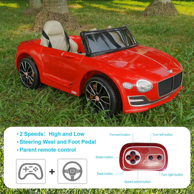Load image into Gallery viewer, Exp 12 6V Battery Operated Toy Car Ride On with Remote Control - Kids Bentley Style

