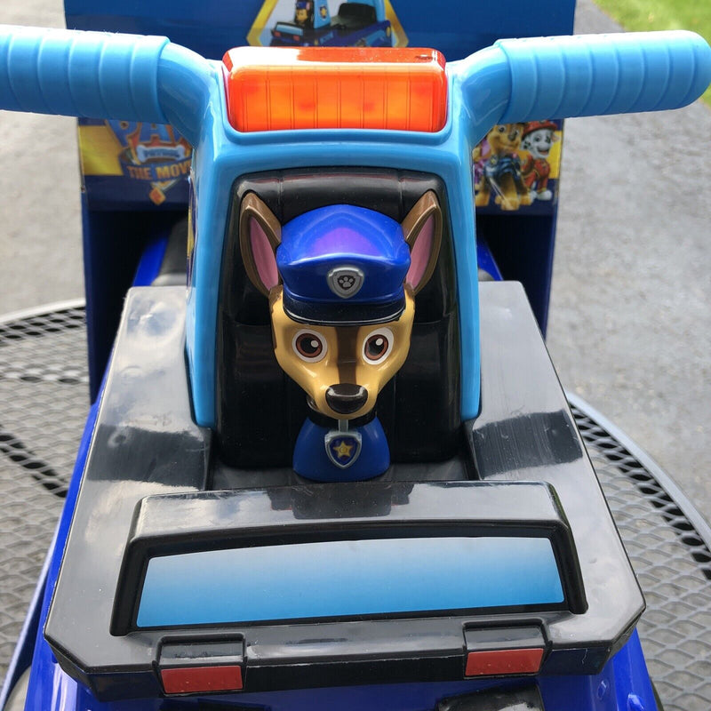 Load image into Gallery viewer, Experience the Excitement with Paw Patrol&#39;s Chase Police Truck Ride On Car - Featuring Realistic Sounds and Lights!
