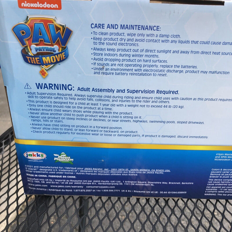 Load image into Gallery viewer, Experience the Excitement with Paw Patrol&#39;s Chase Police Truck Ride On Car - Featuring Realistic Sounds and Lights!
