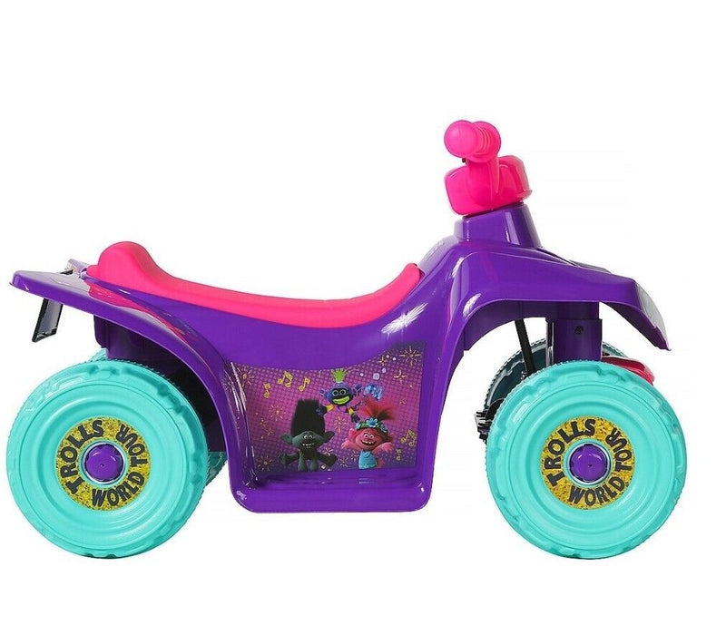 Load image into Gallery viewer, Experience the Fun with Dynacraft Trolls Dreamworks 6V Battery Powered Little Quad Kids Ride On ATV
