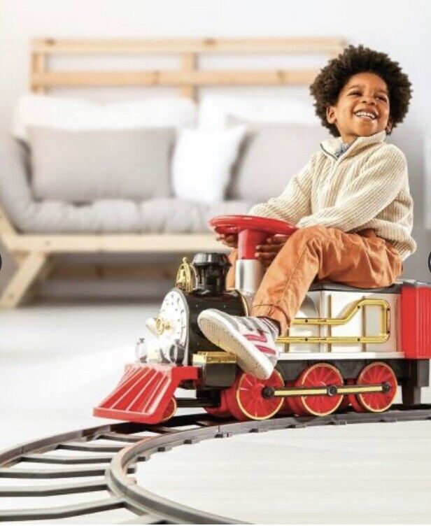 Load image into Gallery viewer, Experience the Magic of the FAO Schwarz Ride-On Train for Kids

