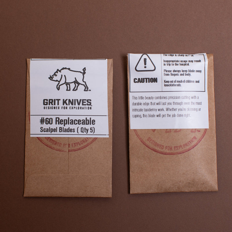 Load image into Gallery viewer, #60 Replaceable Scalpel Blades ( Qty 5)
